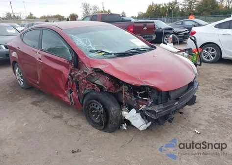 2016 Hyundai Elantra Se из США, поврежденный, VIN 5NPDH4AE1GH690687